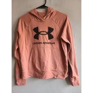 Women's small Under Armour pink mauve hoodie hooded sweatshirt